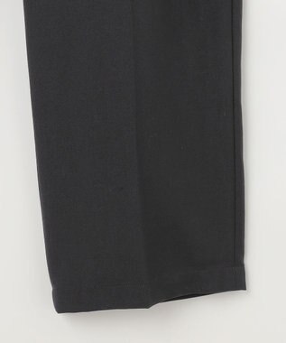 #Newans 2タックセンタープレスパンツ ブラック