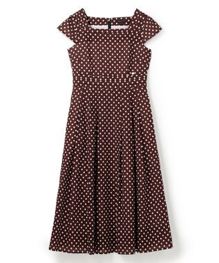 TOCCA 【松木育未さん着用】DOT WALTZ ドレス ブラウン系5