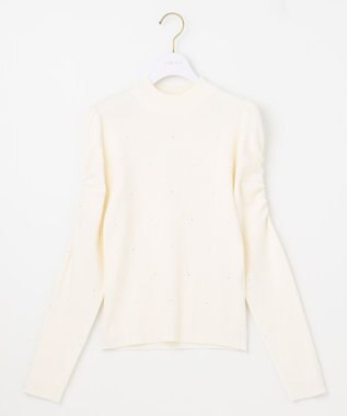 ANY SIS 【洗える】ビジュー プルオーバー オフ