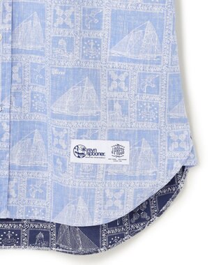 J.PRESS MEN Reyn spooner×J.PRESS リバースプリントクレイジーシャツ ネイビー系9