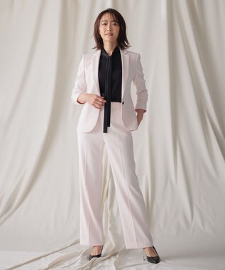 BEIGE， 【洗える】EVA / ボウタイブラウス Black