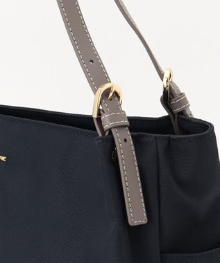 LA BAGAGERIE ポリエステルキャンバス　A4トート ネイビー