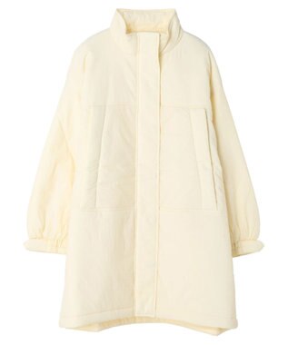 earth music&ecology モンスターコート Ivory