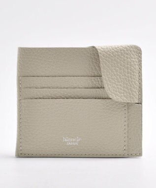 blancle シュリンクレザー スマートウォレット ライトベージュ