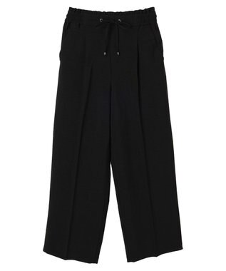 earth music&ecology リネンライクワイドパンツ Black