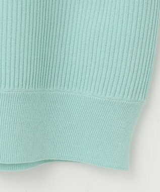 J.PRESS LADIES S 【洗える】レーヨンエリートストレッチ フレンチスリーブ ニット ミント系