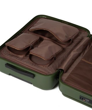 ACE BAGS & LUGGAGE ACE フレットボード フロントオープン スーツケース M 50L 05432 エース カーキ