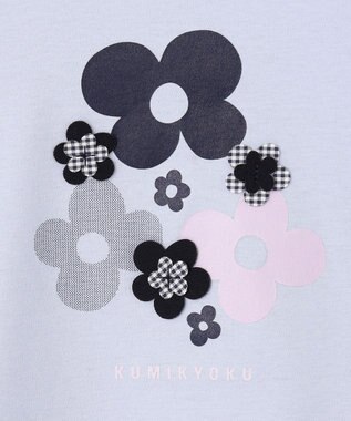 組曲 KIDS 【150-160cm】Tiny Flower トップス サックスブルー系