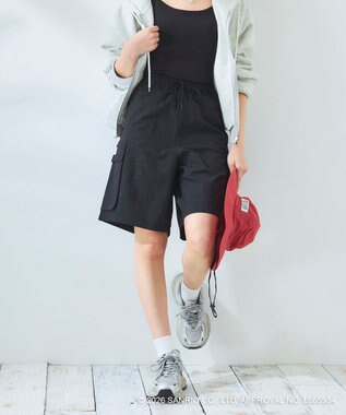 OP／FILA 【Ocean Pacific×ハローキティ】水陸両用ハーフパンツ ブラック