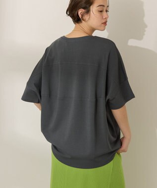 AMERICAN HOLIC 【WEB限定】【UVカット＋接触冷感】 コクーンカットプルオーバー Charcoal Gray