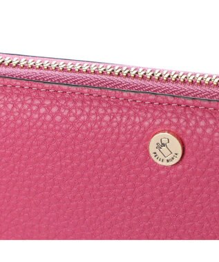 PELLE BORSA L字ファスナー長財布 Mano Good マーノグッズ 4721 ピンク