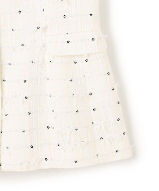 TOCCA 【八木アリサさん着用】【消臭】FLOWER HIDE AND SEEK ジレ アイボリー系