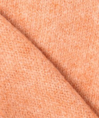 Feroux 【洗える】クルーネックニット プルオーバー ライトオレンジ系