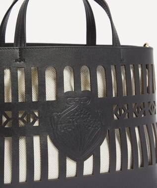LIBERTY. アイフィス 1875 チューダー プチ ショッパーバッグ ブラック