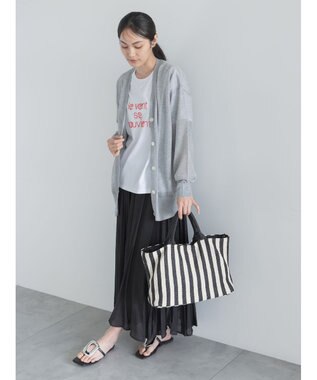 Te chichi 14GミドルVネックカーディガン《2026 SUMMER LOOK item》 グレー