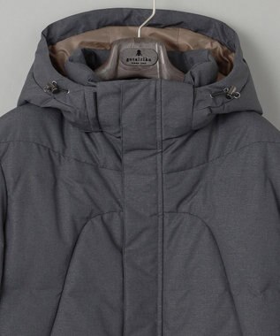 GOTAIRIKU 【仕事で着用可】MINOTECH メランジラミネート ダウンコート(23年モデル) グレー系