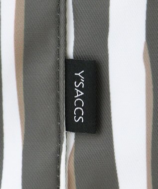 Y'SACCS 【ムック本掲載】ドローイングストライプ　トートバッグ グレー