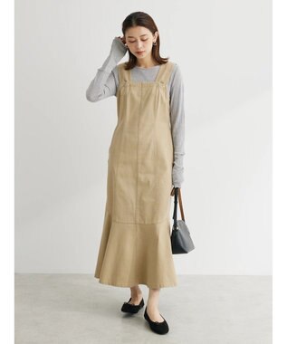 Green Parks ・ＳＵＧＡＲ　ＳＰＯＯＮ　ツイルマーメイドジャンスカ Beige