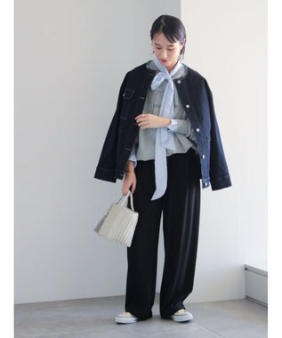 Te chichi ポンチハイウエストカーブパンツ《2026 spring catalog item》 ブラック