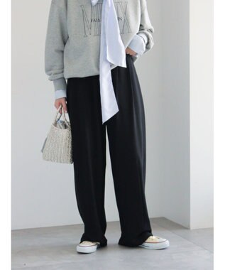 Te chichi ポンチハイウエストカーブパンツ《2026 spring catalog item》 ブラック