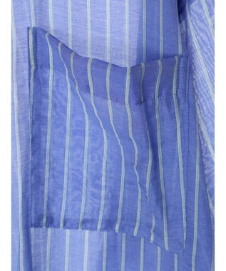 AMERICAN HOLIC シアーＣＯＯＬポケット付きルーズシャツ Stripe