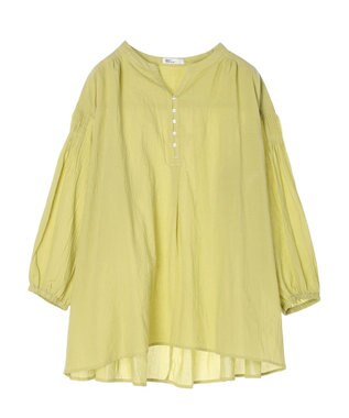 CRAFT STANDARD BOUTIQUE ジョーゼットスキッパーシャツ Yellow