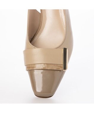 Riz raffinee <Riz raffinee>バックルモチーフバックベルトパンプス ベージュ