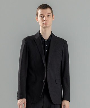 JOSEPH HOMME ＜新色追加＞新型・新素材【通気性/ストレッチ】トリコサッカーストレッチ　 ジャケット ブラック系