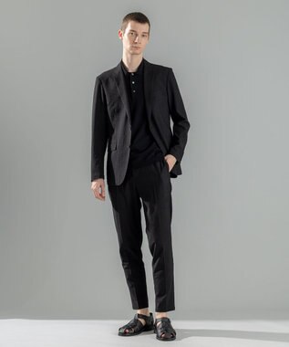 JOSEPH HOMME ＜新色追加＞新型・新素材【通気性/ストレッチ】トリコサッカーストレッチ　 ジャケット ブラック系