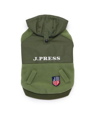 PET PARADISE J.PRESS ボア ウィンドパーカー 小型犬 緑