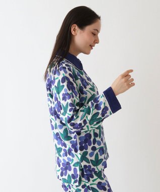 UCHINO マシュマロガーゼ グレープレディスパジャマOA ヴァイオレット