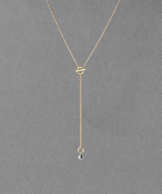 Phoebe 【金属アレルギー対応】ミニマルチェーンロングコインネックレス　ゴールド　ニッケルフリー ゴールド