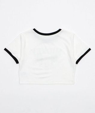 WEGO MICKEY　MOUSE／リンガーTシャツ ホワイト