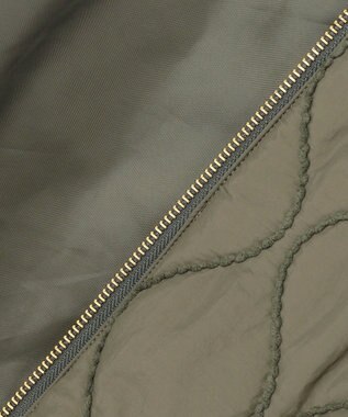 ANY L モールキルトブルゾン カーキ