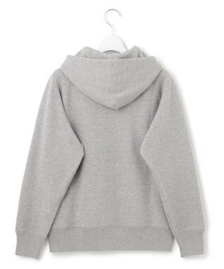 23区 【洗える】オーガニックコットンテリー ジップアップ フーディー ライトグレー系