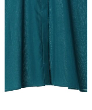 Green Parks 綿麻混ポンチョ風シャツ Blue Green