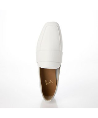 ing <ing>【WEB限定】レザーベルトローファー ホワイト