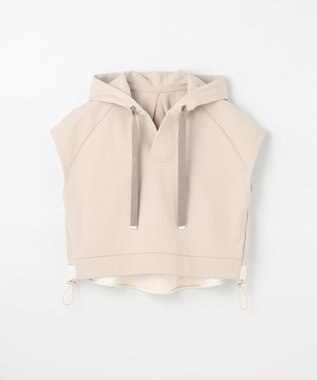 GRACE CONTINENTAL クロップトジャージトップ ベージュ