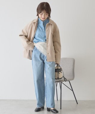 AMERICAN HOLIC スエードライクジャケット Beige