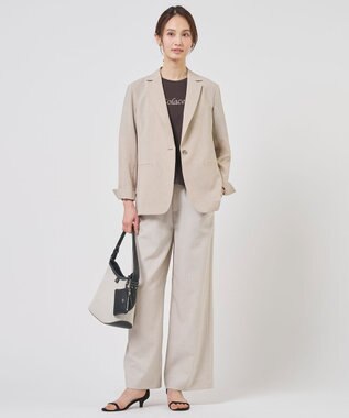 J.PRESS LADIES BREEZE COOL トロ テーラード ジャケット ベージュ系