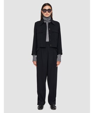 JOSEPH フルイドツイル　ショートジャケット Black