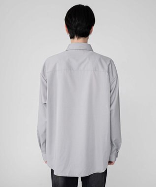 WEGO 【ユニセックス着用ITEM/MLサイズ展開】TRボウタイシャツ（LS） グレー