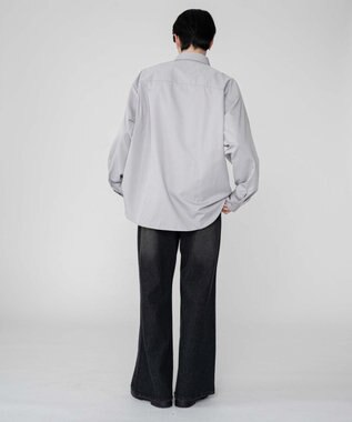 WEGO 【ユニセックス着用ITEM/MLサイズ展開】TRボウタイシャツ（LS） グレー