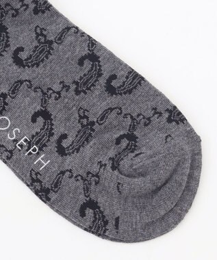 JOSEPH HOMME ペイズリー　ソックス グレー系3