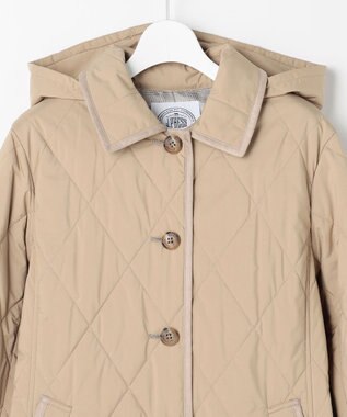 J.PRESS LADIES S 【2way】プレミアムBasic キルティング コート ベージュ系