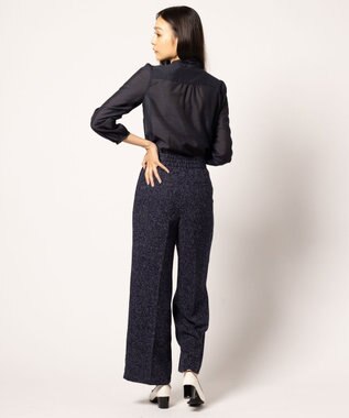 TOCCA 【洗える】MIST TWEED パンツ ネイビー系5