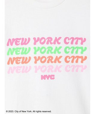 Green Parks ＮＹＣ　ロゴプリントＴシャツ Off White