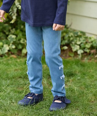 カットデニム ガーリーパンツ