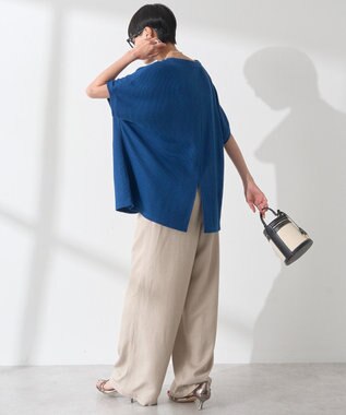 AMERICAN HOLIC ワッフルＡラインプルオーバー Blue