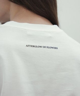 BEIGE， 【洗える・クロワッサン 掲載】PENTAS / オリジナルフォトプリントＴシャツ Turkish bellflower